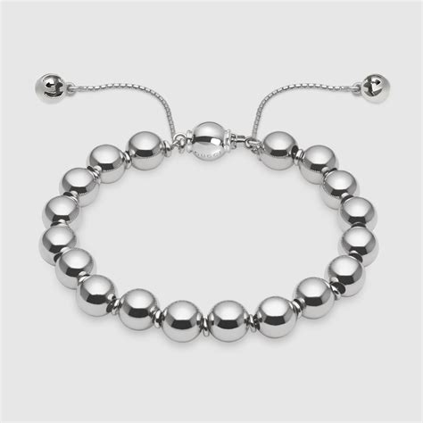 gucci bangles silver|Gucci sterling silver boule bracelet.